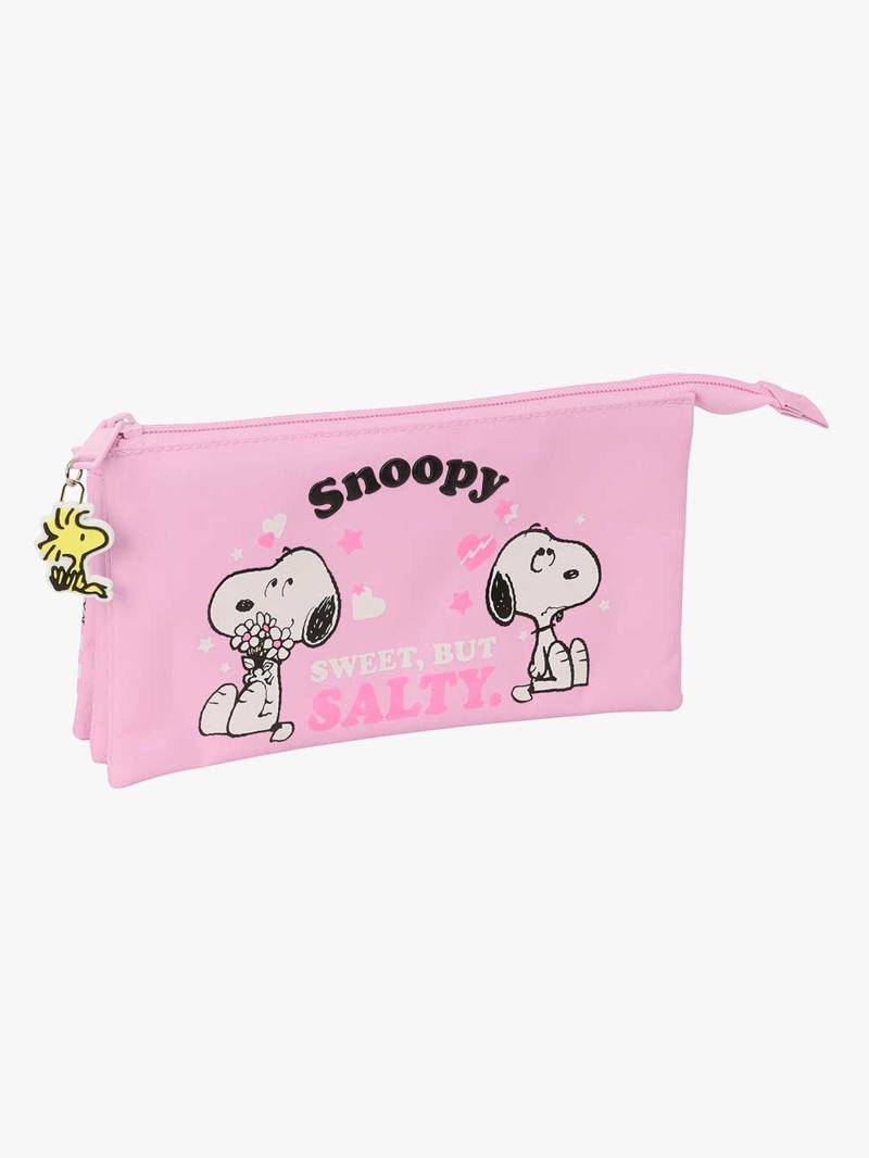 Snoopy Dreifach-Federmäppchen, Rosa Snoopy Dreifach-Federmäppchen, Rosa von Snoopy