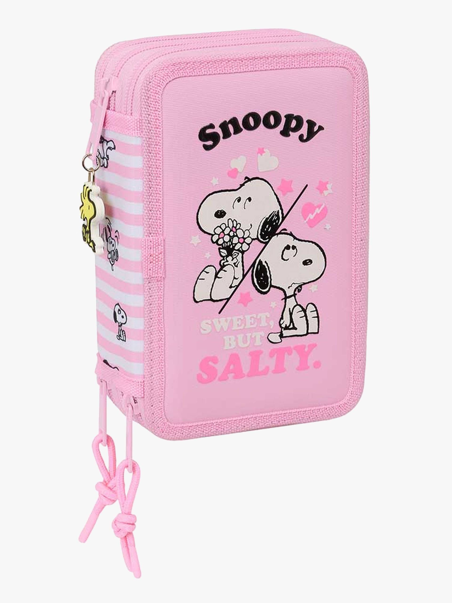 Snoopy Gefülltes Dreifach-Federmäppchen 37 Teile, Rosa Snoopy Gefülltes Dreifach-Federmäppchen 37 Teile, Rosa von Snoopy