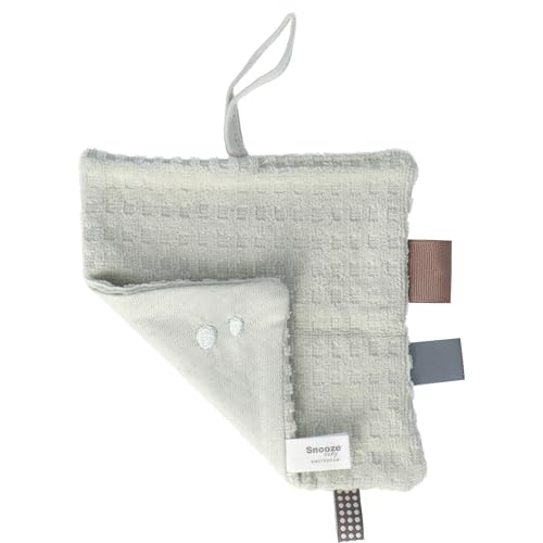 Snoozebaby Schmusetuch Baby - Kuscheltücher 15x15 cm - Schnuffeltüche Bio - Grün - Mystic Mint von Snoozebaby