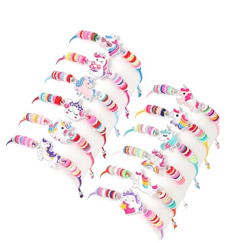 Snowtain 12 Stück Kinder Einhorn Armband,Freundschaftsarmband Kinder Einstellbare Geflochten Armbänder,Kinder Armbänder Handgemacht Einstellbar Armband-Als Kindergeburtstagsgeschenk oder Mitgebsel. Snowtain 12 Stück Kinder Einhorn Armband,Freundschaftsarmband Kinder Einstellbare Geflochten Armbänder,Kinder Armbänder Handgemacht Einstellbar Armband-Als Kindergeburtstagsgeschenk oder Mitgebsel. von Snowtain