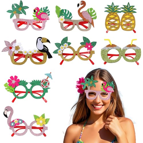 Snowtain 8 Stück Party Brille,Hawaiian Tropical Brille Kostüm Party Spassbrillen,Hawaii Brille Party Accessoires,Fotoautomaten-Requisiten, Strand-Themen-Partybedarf Dekoration. Snowtain 8 Stück Party Brille,Hawaiian Tropical Brille Kostüm Party Spassbrillen,Hawaii Brille Party Accessoires,Fotoautomaten-Requisiten, Strand-Themen-Partybedarf Dekoration. von Snowtain