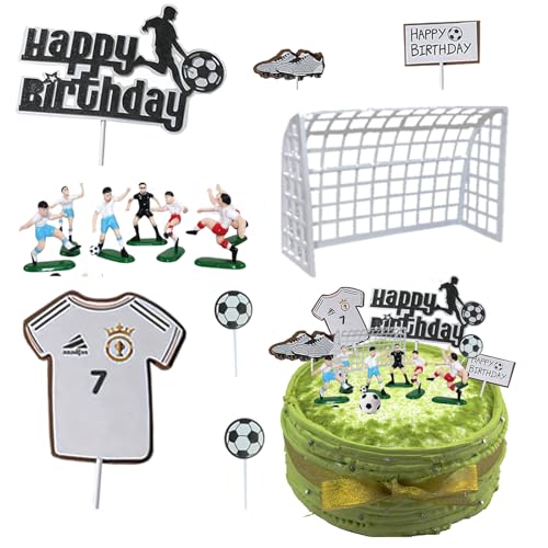 Snowtain Tortendeko Fussball Tortendeko,Geburtstag Fußball Cake Topper Geeignet für Kinderfeste Cupcake Toppers Geburtstag Party Fußball Kuchen Deko Snowtain Tortendeko Fussball Tortendeko,Geburtstag Fußball Cake Topper Geeignet für Kinderfeste Cupcake Toppers Geburtstag Party Fußball Kuchen Deko von Snowtain