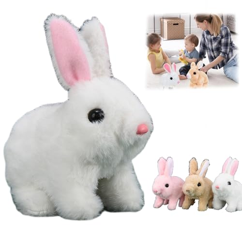 Bunny - Mein Realistisches Kaninchen Spielzeug, Osterhase Plüschtier,Interaktives Kaninchen Spielzeug,Plüschhase für Ostern Weihnachtstag Bunny - Mein Realistisches Kaninchen Spielzeug, Osterhase Plüschtier,Interaktives Kaninchen Spielzeug,Plüschhase für Ostern Weihnachtstag von Snrtevu