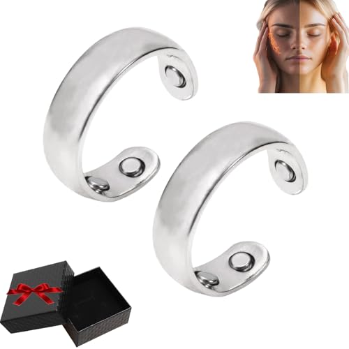 Sömni Ring, Wechseljahre Killer Ring, Magnetische Ringe Fidget Toys, Für Männer Und Frauen Geeignet – Entspannt Körper Und Geist, Sehr Modisch (2pcs-a) von Snrtevu