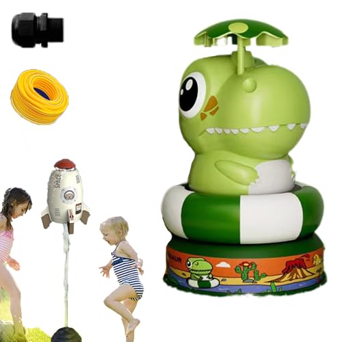 Wasserrakete, 2025 New Rocket Sprinkler Toy, Wassersprinkler Kinder Outdoor, 360 Grad Wasserspritzer, Garten Wasserspielzeug, Beste Sommerspiele Im Freien (STIE-7,GRÖSSE-2) von Snrtevu