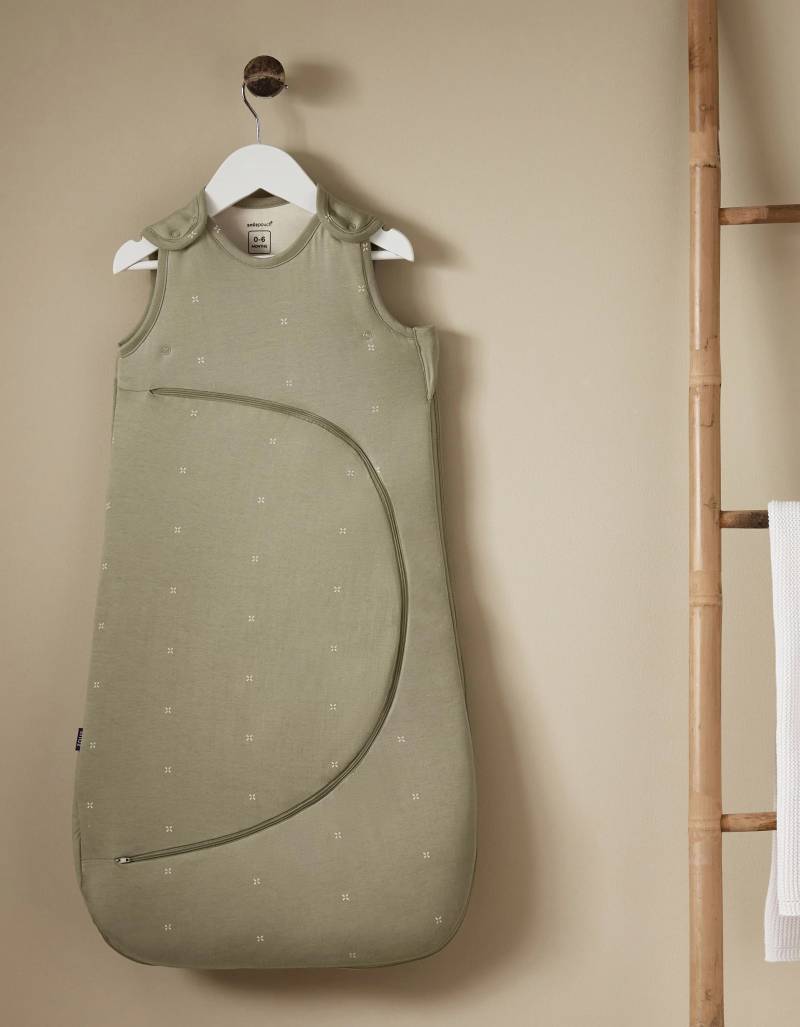 Snüz SnuzPouch Schlafsack 1.0 TOG, Sage/Cross von Snuz