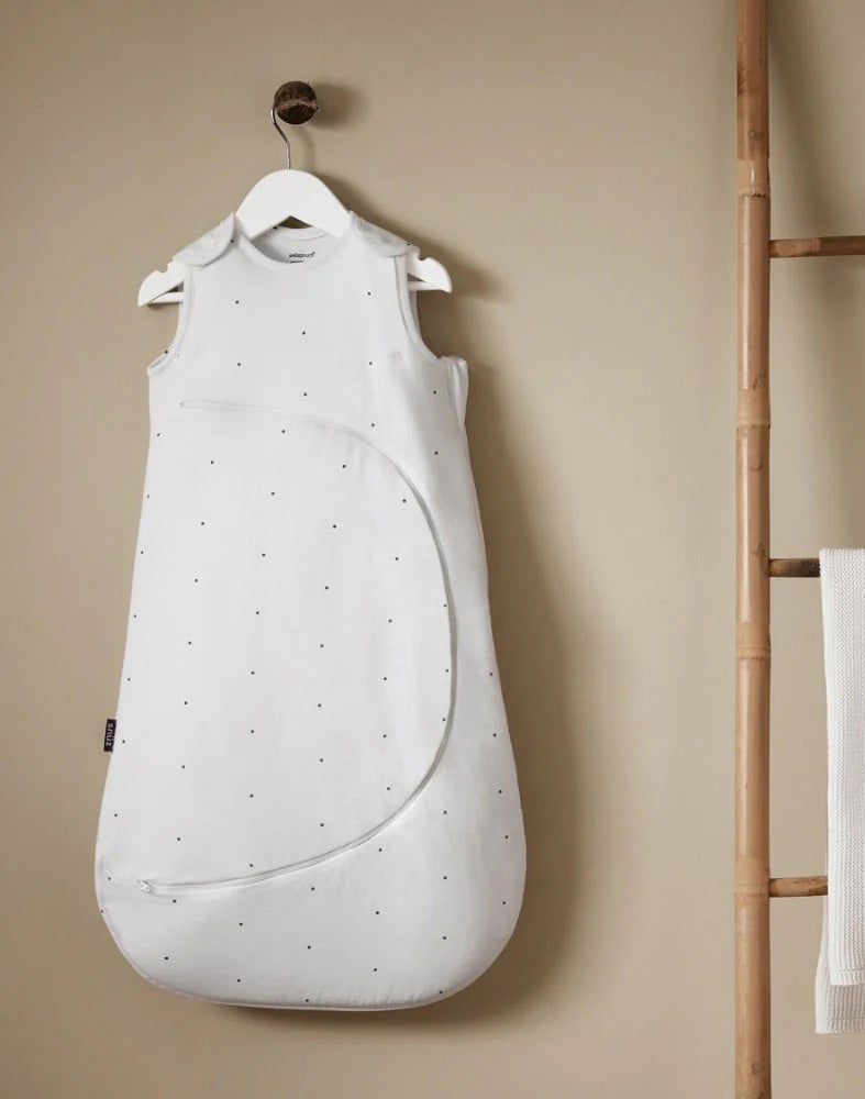 Snüz SnuzPouch Schlafsack 1.0 TOG, White/Dot von Snuz