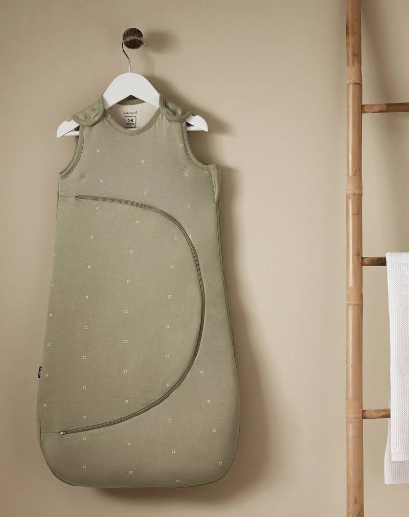 Snüz SnuzPouch Schlafsack 2.5 TOG, Sage/Cross von Snuz