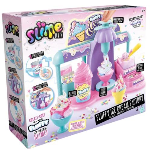 So Slime DIY Fluffy Ice Cream Factory, Create Slime Ice Cream, 3 Slime Styles, Fun Decorations + Accessories, Safe Glue-Free Slime, Ages 6+ So Slime DIY Fluffy Ice Cream Factory, Create Slime Ice Cream, 3 Slime Styles, Fun Decorations + Accessories, Safe Glue-Free Slime, Ages 6+ von So Slime