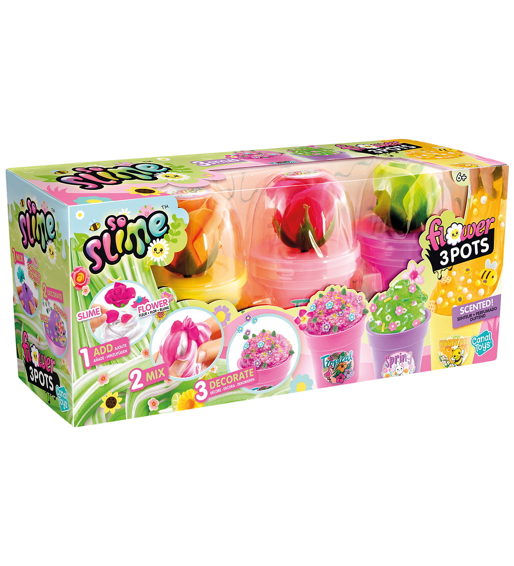 So Slime DIY-Slim - Slime Flower - 3 Töpfe - So Slime - One Size - Slim So Slime DIY-Slim - Slime Flower - 3 Töpfe - So Slime - One Size - Slim von So Slime