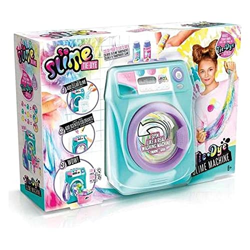 Canal Toys - So Slime SSC 134- DIY Tie Dye Slime with Washing Machine Mixer, Make Your own Scented Slime with The Tie Dye Slime Machine, 6 Slime Set, Mehrfarbig von So Slime