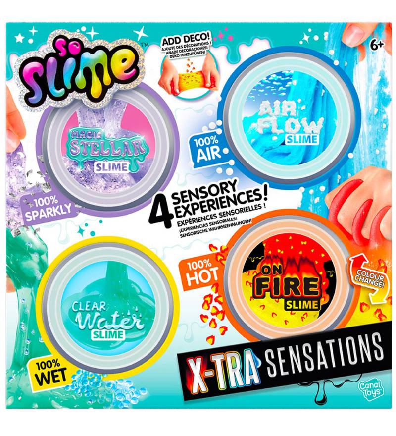 So Slime Slim - Extra-Sensationen - 4er-Pack - So Slime - One Size - Slim So Slime Slim - Extra-Sensationen - 4er-Pack - So Slime - One Size - Slim von So Slime