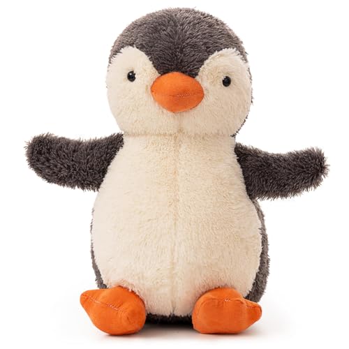 SoLLek Pinguin Plüsch Spielzeug Pinguin Plüschtier Schmusetier Gefüllte Puppe Tier Plüschkissen Spielzeug Geburtstage Geschenk für Kinder Mädchen Jungen - 21cm von SoLLek