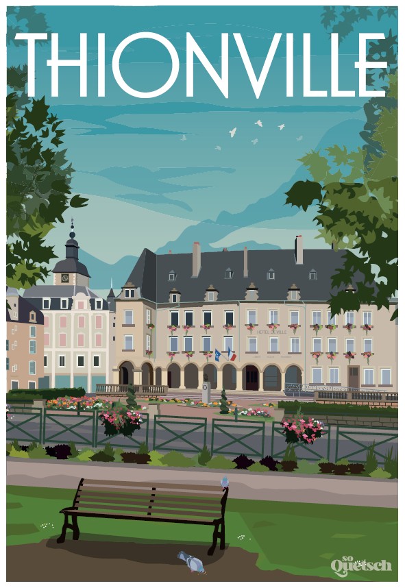 SoQuetsch Thionville, Moselle, France 1000 Teile Puzzle SoQuetsch-7946 von SoQuetsch