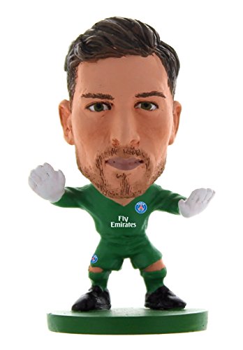 SOCCERSTARZ – SOC1063 – Spielfigur, Motiv: Kevin Trapp aus dem Fußballclub Paris St Germain – Version: Heim-Trikot 2017 von SoccerStarz