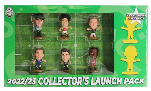 SoccerStarz 8 Figure Launch (Green Pack) Fußball 2022/23 Version von SoccerStarz
