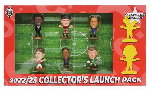 SoccerStarz 8 Figure Launch (RED Pack) Version 2022/23, rot von SoccerStarz