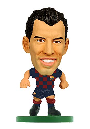 SoccerStarz Barcelona Sergio Busquets Messi Home Kit (2020 Version) von SoccerStarz