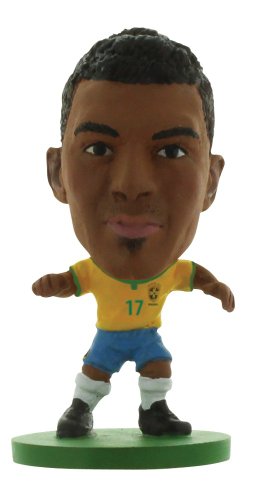 SoccerStarz - Brasilien Luiz Gustavo – Heimtrikot/Figuren von SoccerStarz