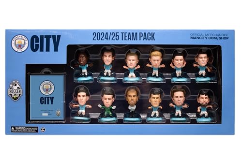 SoccerStarz - Man City Team Pack 12 Figuren (Version 2024/25 Version Classic Kit) SoccerStarz - Man City Team Pack 12 Figuren (Version 2024/25 Version Classic Kit) von SoccerStarz