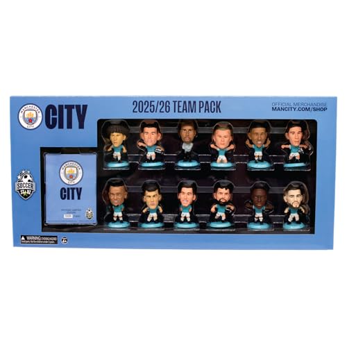 SoccerStarz - Man City 12 Figure Team Pack (2025/26 Version Classic Kit) /Figures von SoccerStarz