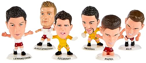 SoccerStarz Polen Team Pack 6 Figur (Version 2020) von SoccerStarz