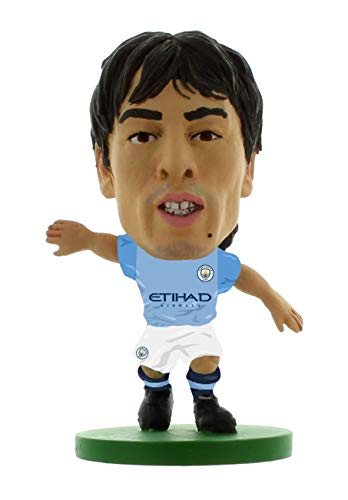 SoccerStarz SOC229 Man City David Silva Home Kit (2019 Version) /Figuren, Grün von SoccerStarz