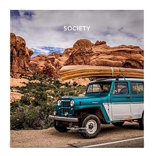 Society Paris PU_TJ Puzzle, Mehrfarbig, 25 x 25 x 4,8 cm Society Paris PU_TJ Puzzle, Mehrfarbig, 25 x 25 x 4,8 cm von Society Paris