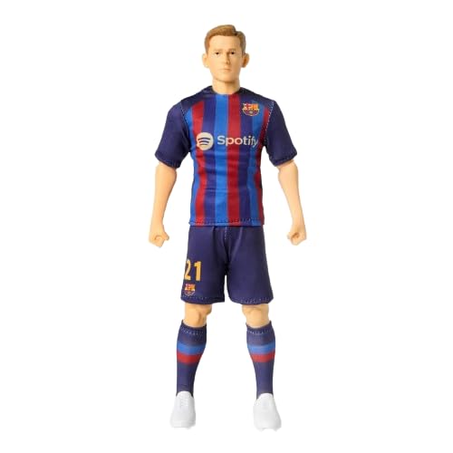 Sockers - Fußballspieler-Puppe | Ideal für Kuchen, Barcelona-Fans oder Sammler | 30 cm (Frenkie de Jong) von Sockers