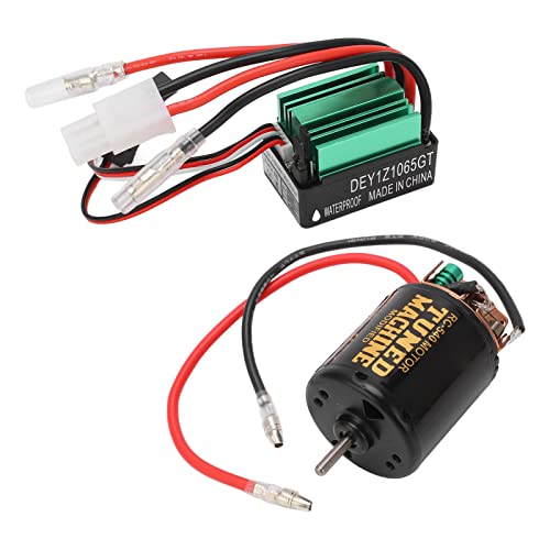 RC Brushed Motor Set, Brushed Motor ESC Combo mit 540 21T Brushed Motor 65A Wasserdicht Green Brushed ESC für Traxxas für RC Brushed Motor Set, Brushed Motor ESC Combo mit 540 21T Brushed Motor 65A Wasserdicht Green Brushed ESC für Traxxas für von Socobeta