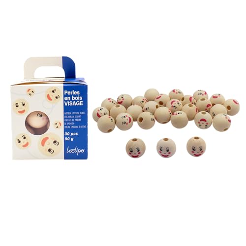 Sodertex - Set Holzperlen – 1 Ausdruck – 2,2 cm – 30 Stück – 1 Farbe – L325001 – Bastelset Sodertex - Set Holzperlen – 1 Ausdruck – 2,2 cm – 30 Stück – 1 Farbe – L325001 – Bastelset von Sodertex
