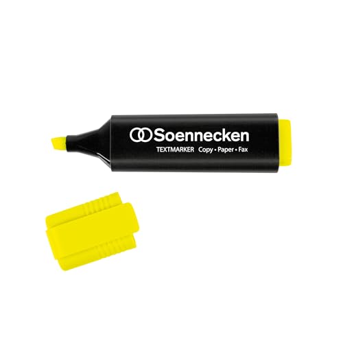 Soennecken Textmarker 2-5 mm, Keilspitze, gelb von Soennecken