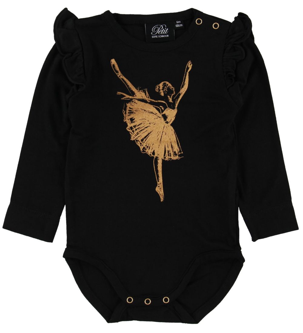 Petit by Sofie Schnoor Body l/ä - Dicte - Schwarz m. Ballerina - Sofie Schnoor - 56 - Body L/Ä Petit by Sofie Schnoor Body l/ä - Dicte - Schwarz m. Ballerina - Sofie Schnoor - 56 - Body L/Ä von Sofie Schnoor