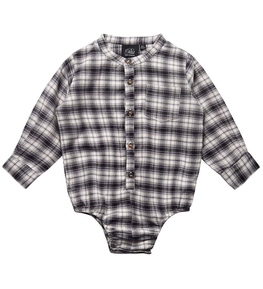 Petit by Sofie Schnoor Hemdbody l/ä - Grau Kariert - Sofie Schnoor - 74 - Body L/Ä Petit by Sofie Schnoor Hemdbody l/ä - Grau Kariert - Sofie Schnoor - 74 - Body L/Ä von Sofie Schnoor