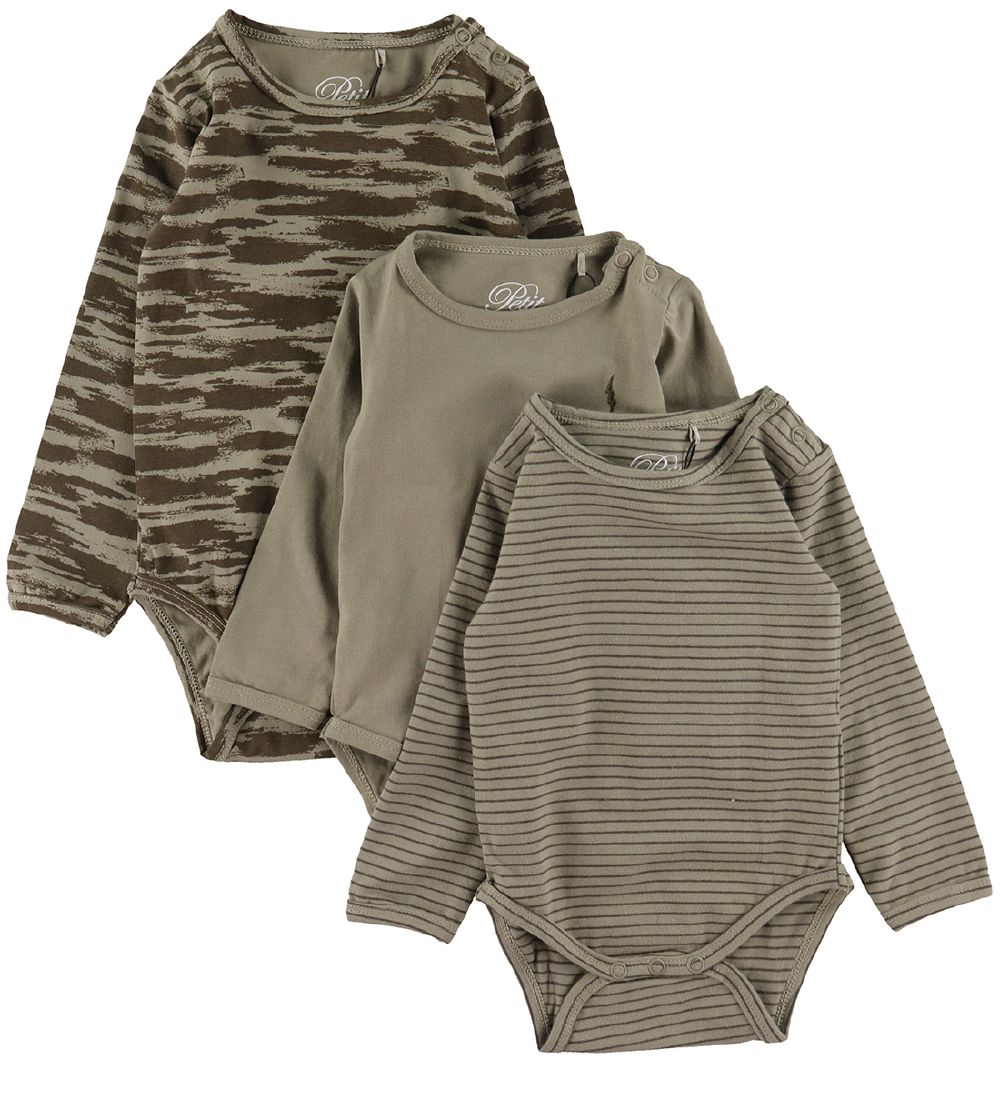 Sofie Schnoor Body l/ä - 3er-Pack - Dusty Green - Sofie Schnoor - 56 - Body L/Ä Sofie Schnoor Body l/ä - 3er-Pack - Dusty Green - Sofie Schnoor - 56 - Body L/Ä von Sofie Schnoor