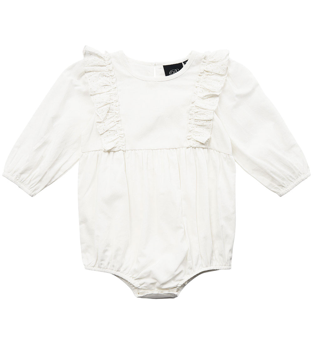 Sofie Schnoor Body l/ä - Antique White m. Rüschen - Sofie Schnoor - 3 Jahre (98) - Body L/Ä von Sofie Schnoor