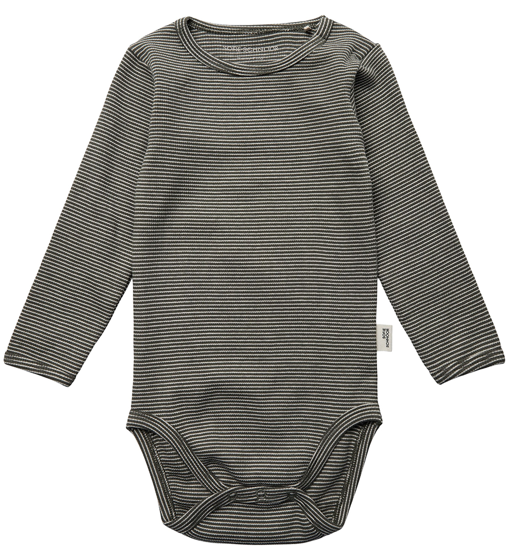 Sofie Schnoor Body l/ä - August - Forest Green m. Streifen - Sofie Schnoor - 62 - Body L/Ä Sofie Schnoor Body l/ä - August - Forest Green m. Streifen - Sofie Schnoor - 62 - Body L/Ä von Sofie Schnoor