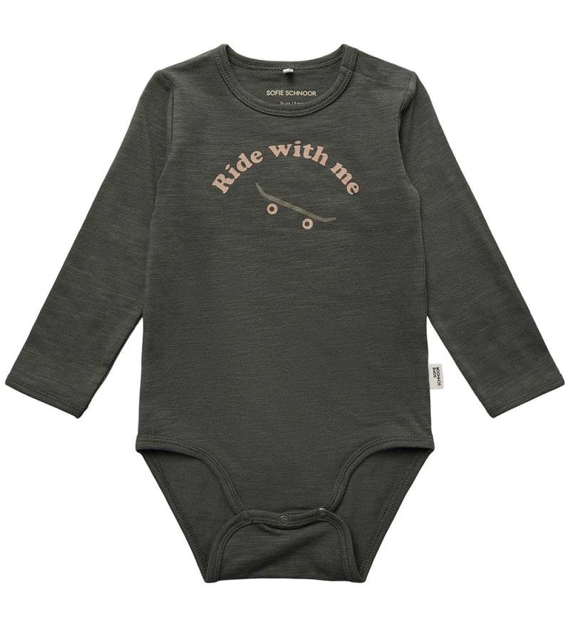 Sofie Schnoor Body l/ä - Forest Green m. Print - Sofie Schnoor - 68 - Body L/Ä Sofie Schnoor Body l/ä - Forest Green m. Print - Sofie Schnoor - 68 - Body L/Ä von Sofie Schnoor