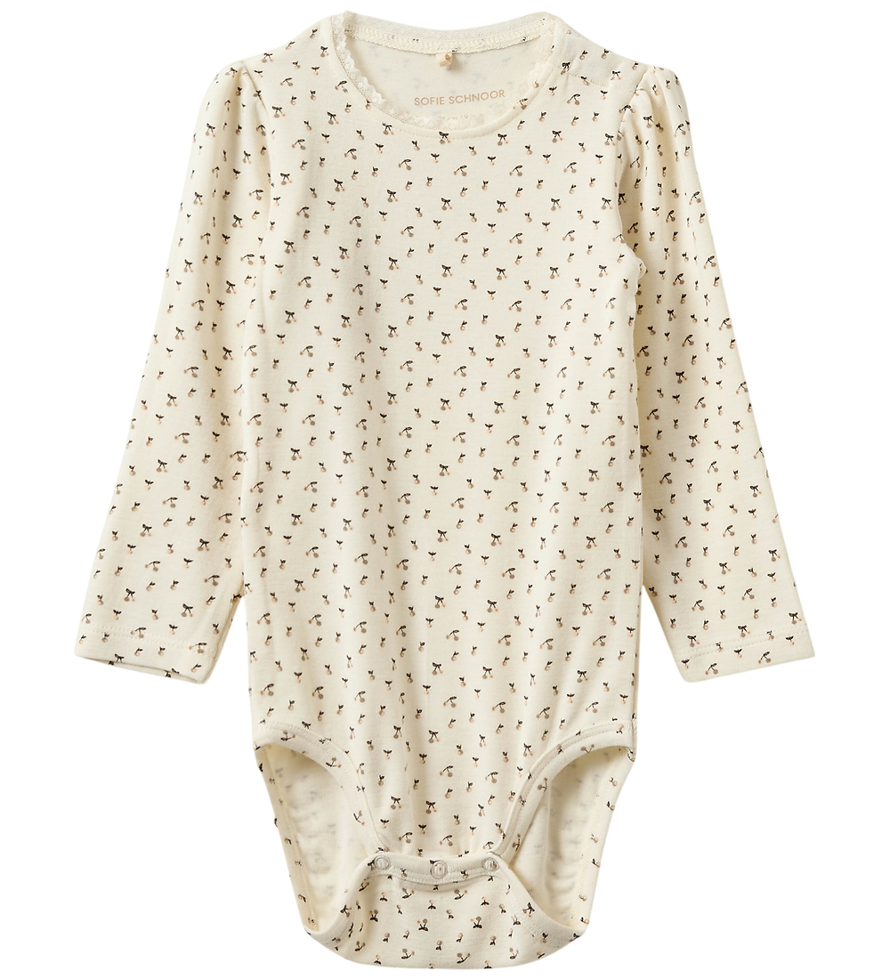 Sofie Schnoor Body l/ä - Modal - DicteKB - Off White AOP Cherry - Sofie Schnoor - 74 - Body L/Ä Sofie Schnoor Body l/ä - Modal - DicteKB - Off White AOP Cherry - Sofie Schnoor - 74 - Body L/Ä von Sofie Schnoor