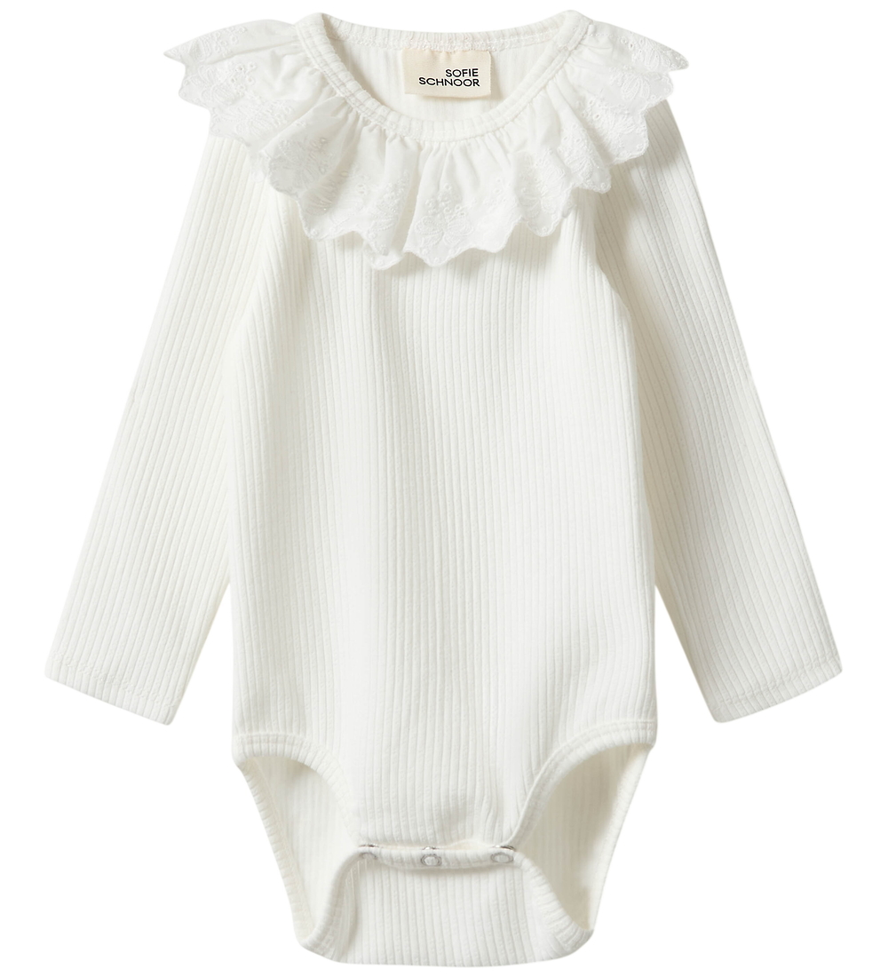 Sofie Schnoor Body l/ä - Rib - DicteKB - Snow White m. Spitze - Sofie Schnoor - 74 - Body L/Ä Sofie Schnoor Body l/ä - Rib - DicteKB - Snow White m. Spitze - Sofie Schnoor - 74 - Body L/Ä von Sofie Schnoor