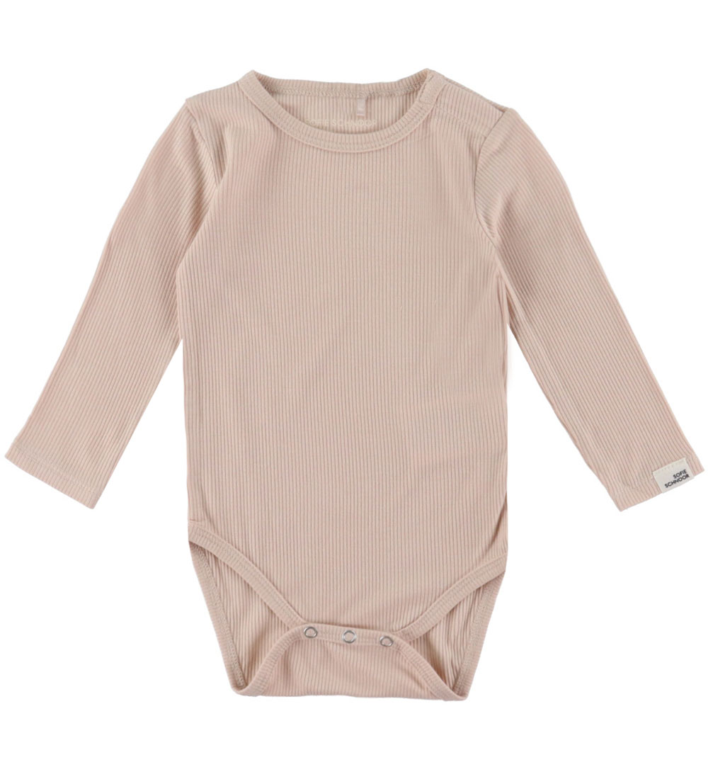 Sofie Schnoor Body l/ä - Rib - DicteSB - Light Rose - Sofie Schnoor - 3 Jahre (98) - Body L/Ä von Sofie Schnoor