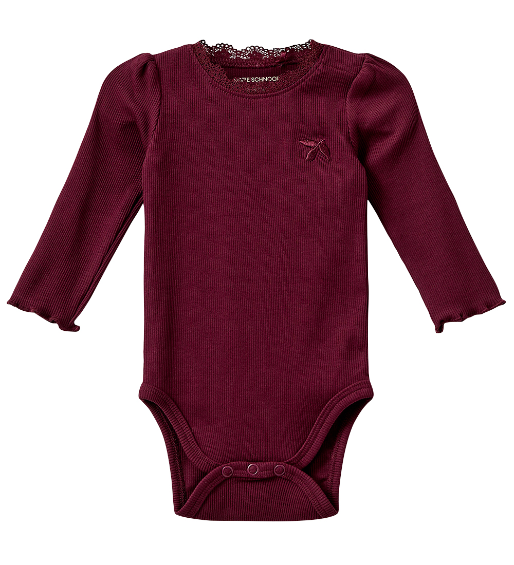 Sofie Schnoor Body l/ä - Rib - Dictesb - Burgundy - Sofie Schnoor - 62 - Body L/Ä Sofie Schnoor Body l/ä - Rib - Dictesb - Burgundy - Sofie Schnoor - 62 - Body L/Ä von Sofie Schnoor