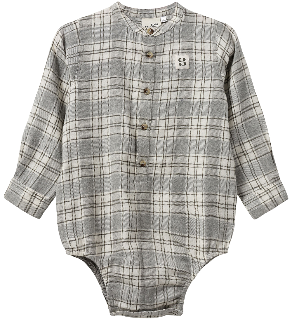 Sofie Schnoor Hemdbody - Khaki m. Karos - Sofie Schnoor - 62 - Body L/Ä Sofie Schnoor Hemdbody - Khaki m. Karos - Sofie Schnoor - 62 - Body L/Ä von Sofie Schnoor