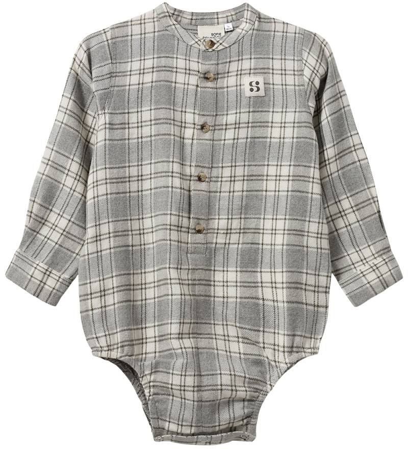 Sofie Schnoor Hemdbody - Khaki m. Karos - Sofie Schnoor - 62 - Body L/Ä Sofie Schnoor Hemdbody - Khaki m. Karos - Sofie Schnoor - 62 - Body L/Ä von Sofie Schnoor