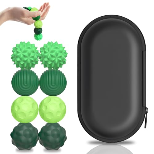 8 Stück Magnetische Fidget Toys, Magnetische Anziehungskraft Stress Bälle, Anti-Stress Fidget Toy für Angst Stressabbau, Silikon Sensorik Spielzeug, Geeignet für Zuhause und Büro 8 Stück Magnetische Fidget Toys, Magnetische Anziehungskraft Stress Bälle, Anti-Stress Fidget Toy für Angst Stressabbau, Silikon Sensorik Spielzeug, Geeignet für Zuhause und Büro von SolWonder