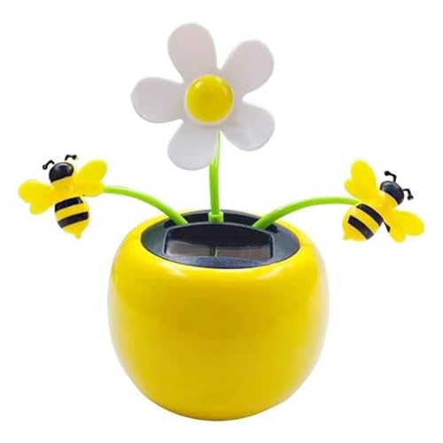 SolarCosa Solar-Wackelblume Biene, 11 cm hoch, für Kinder und Familien mit Kindern von SolarCosa