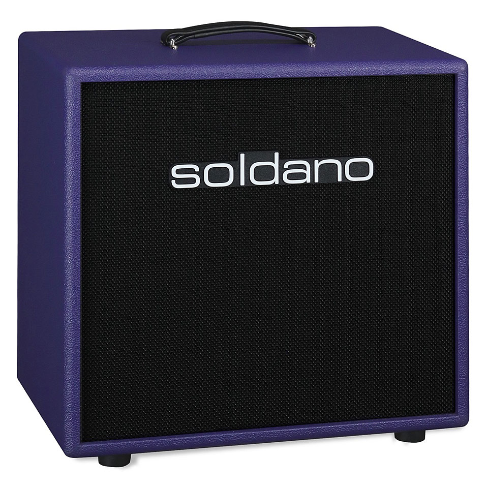 Soldano 112 CLOSED BACK - CUSTOM PURPLE Box E-Gitarre von Soldano