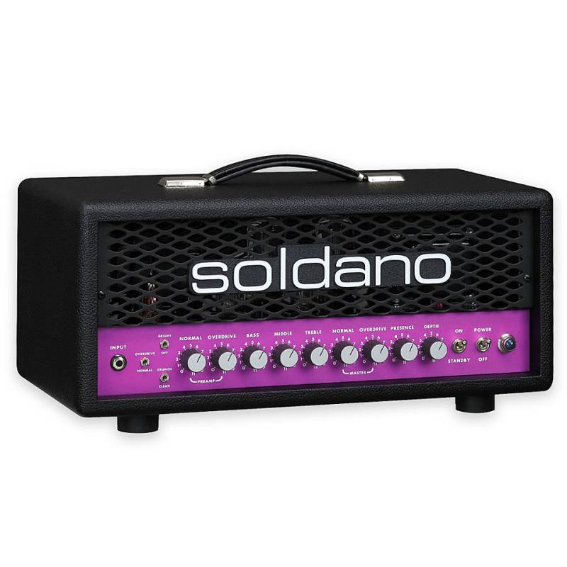 Soldano SLO 30 Signed Black/Purple Topteil E-Gitarre von Soldano