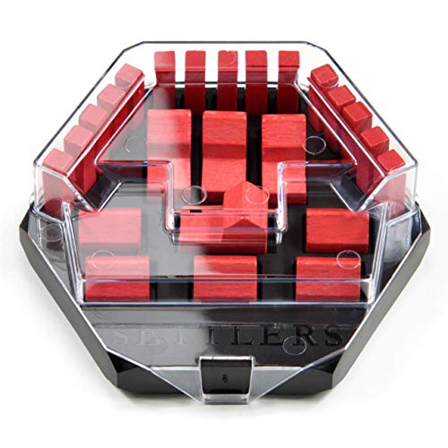 Solid Factory | Settlers Game Piece Holder/Organizer - Black (Set of 6) von Solid Factory