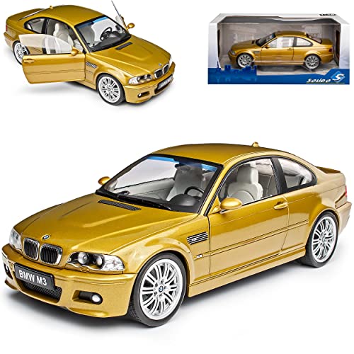 B*M*W 3er M3 E46 Coupe Phönix Gelb 1998-2007 1/18 Solido Modell Auto mit individiuellem Wunschkennzeichen B*M*W 3er M3 E46 Coupe Phönix Gelb 1998-2007 1/18 Solido Modell Auto mit individiuellem Wunschkennzeichen von Solido B-M-W